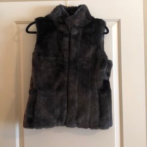 Banana Republic fur vest